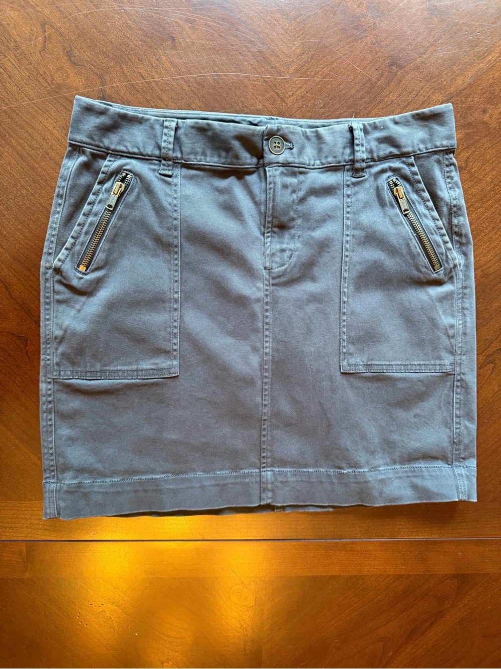 Old Navy Slate Utility Cargo Mini Skirt - 10